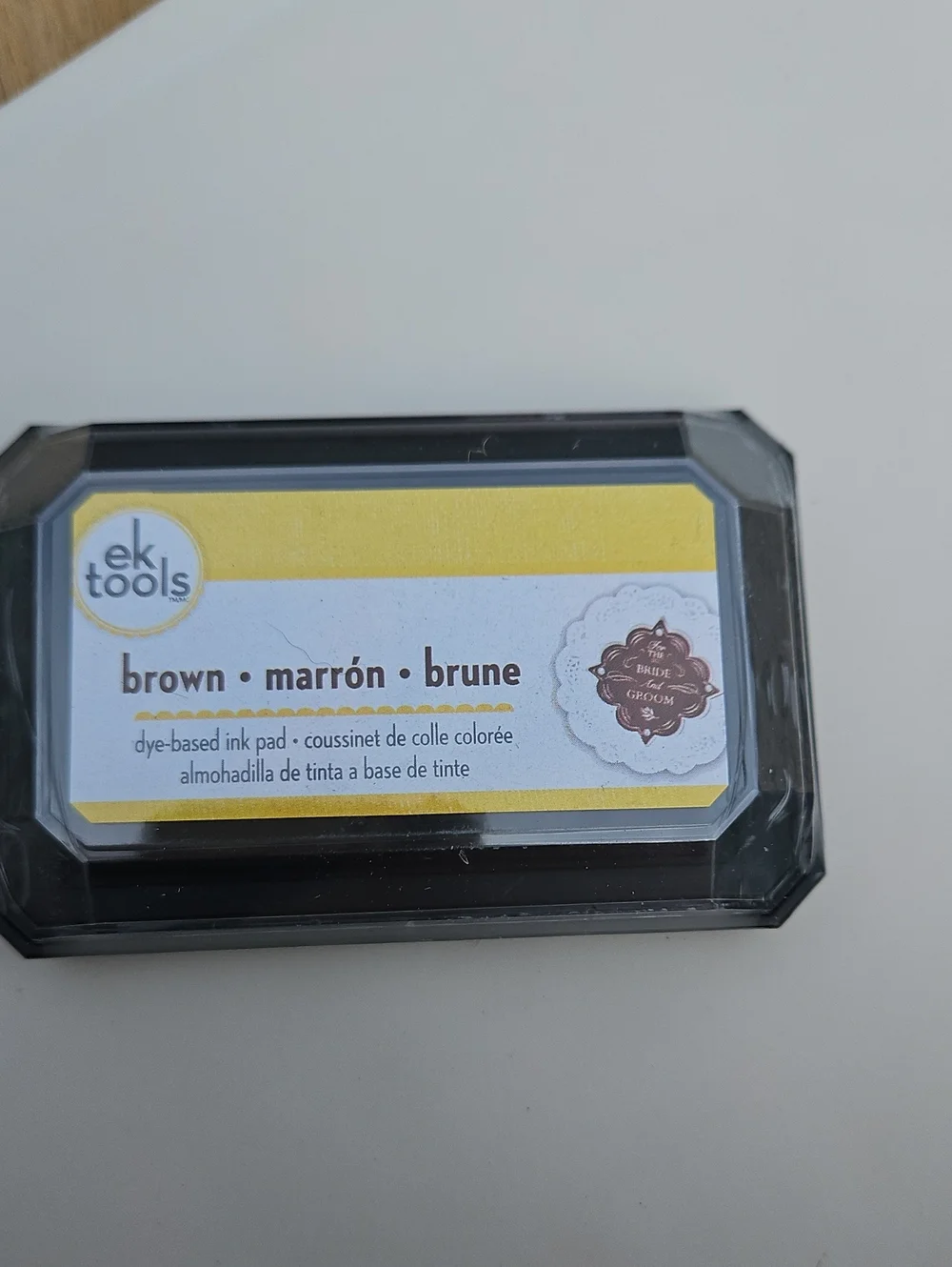 Brown Dye-Based Ink Pad - Brown
